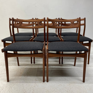 Jonannes Anderson Dining Chairs Model 138 Set Of Eight