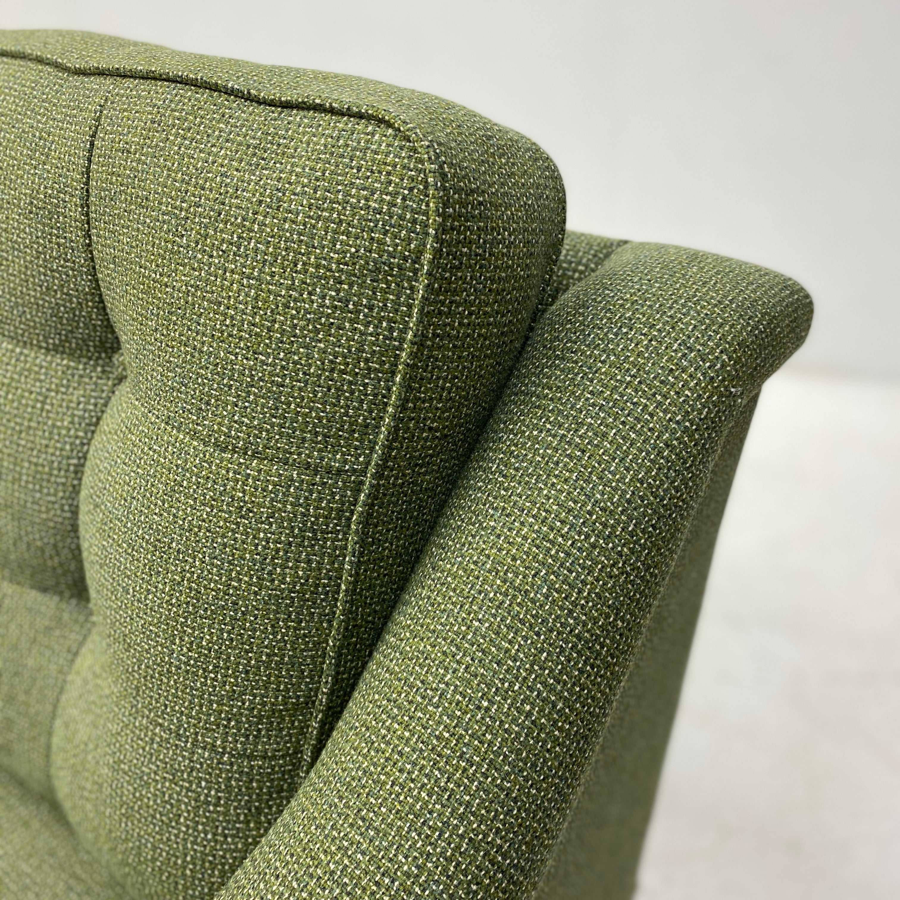 Camira Wool Linen Midcentury Style Sofa