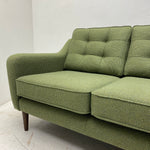 Load image into Gallery viewer, green Sofa Buttons Midcentury Style Sofa
