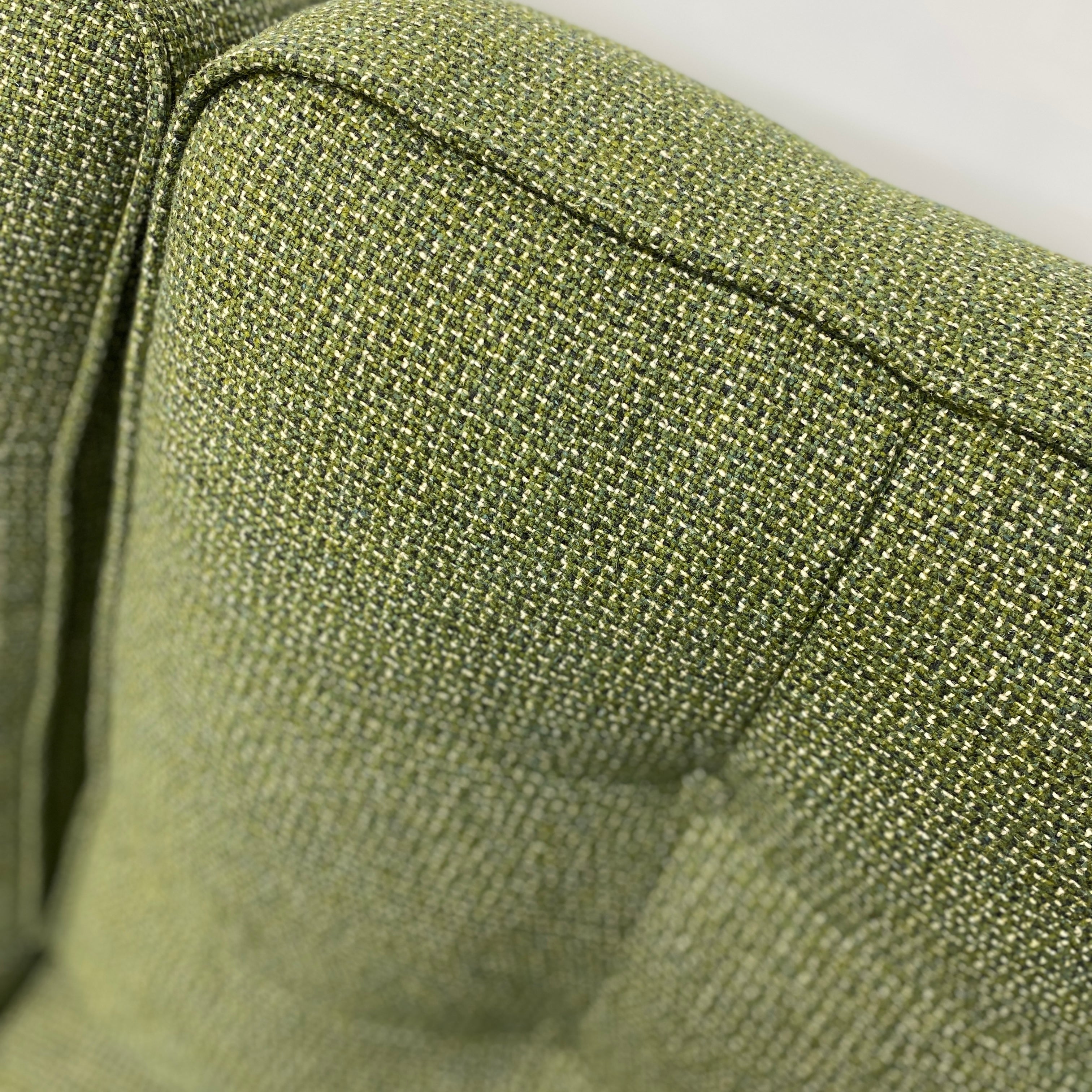 Green Fabric Midcentury Style Sofa