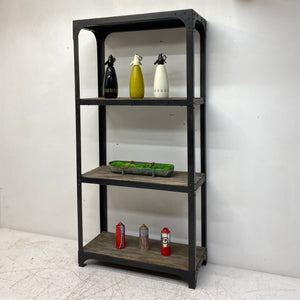 Side Of Industrial Style Shelving