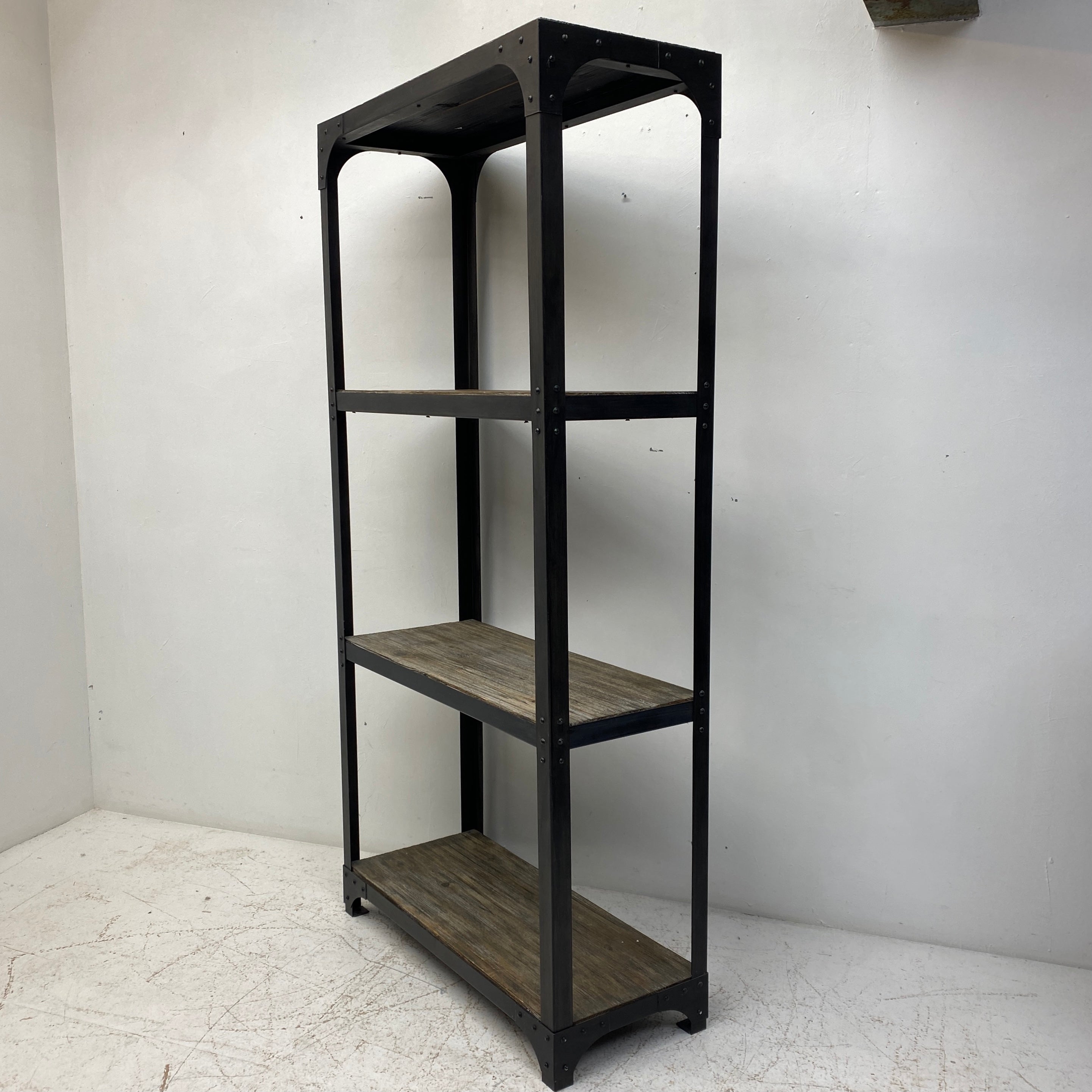 Three Shelves Industrial Style Shelving