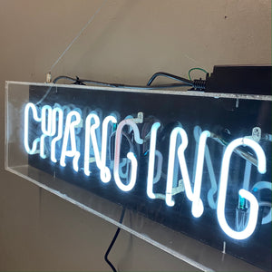 Changing Rooms Neon Sign