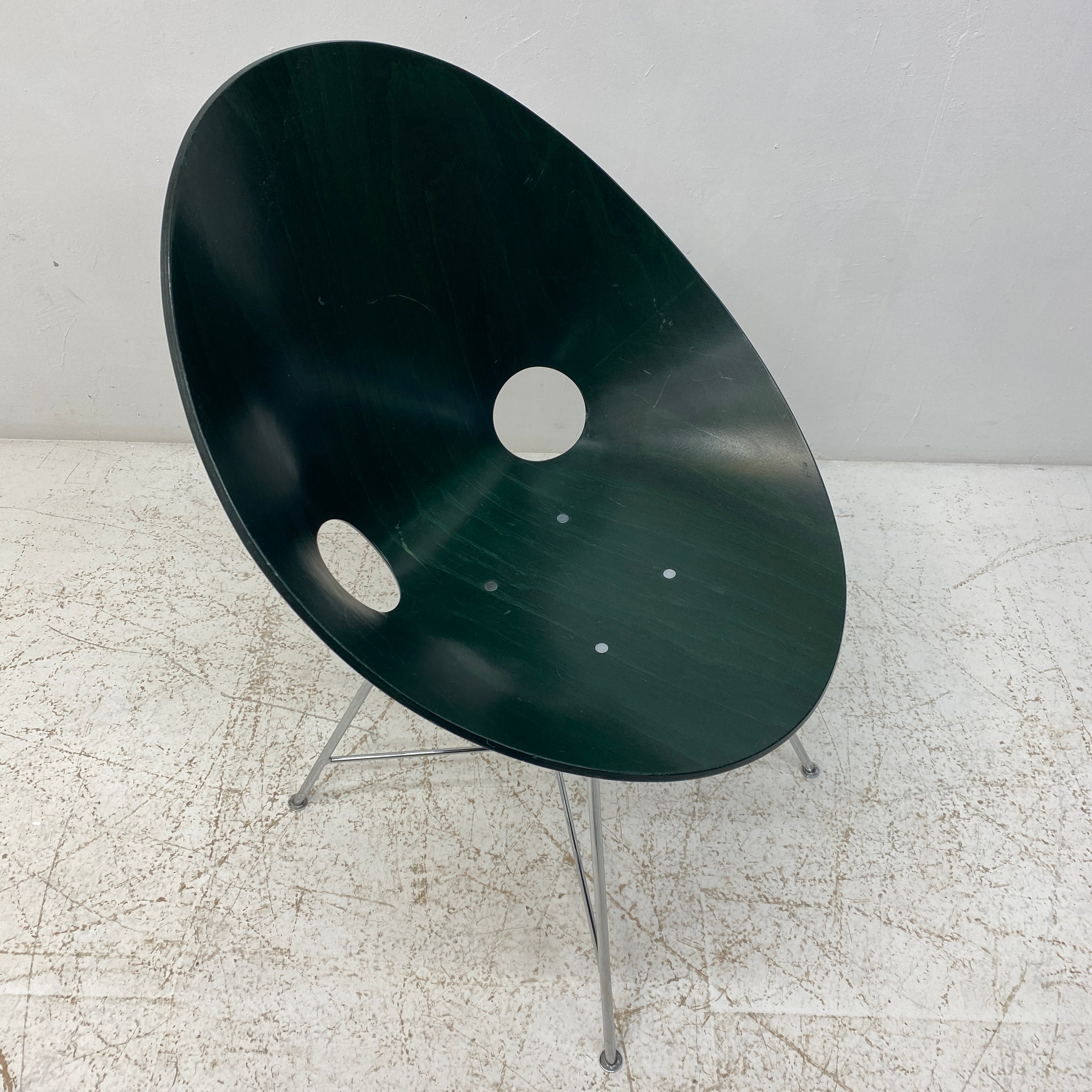 One Green Shell Dining Chairs Eddie Harlis