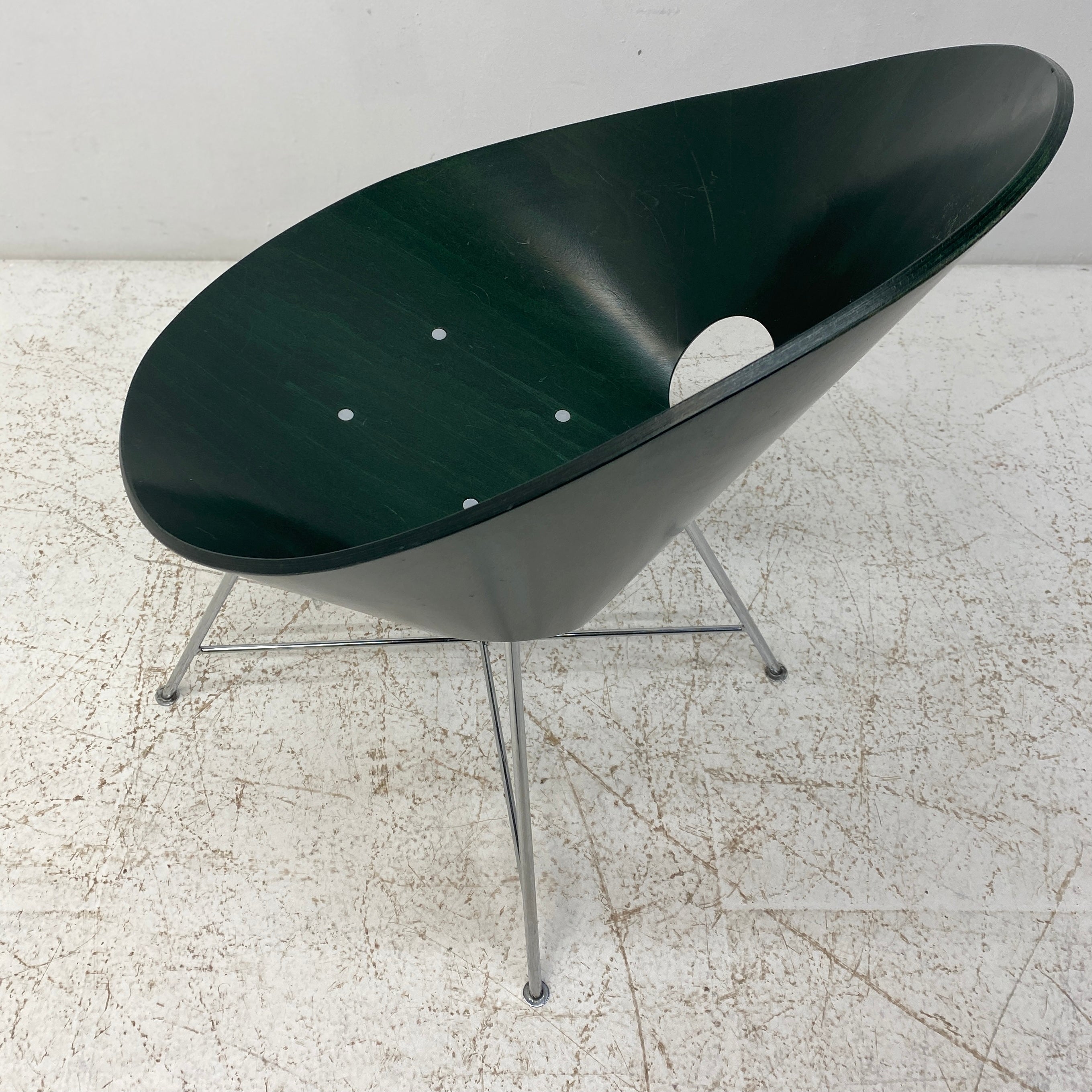 Seat Of Green Shell Dining Chairs Eddie Harlis
