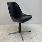 Load image into Gallery viewer, Swivel Black Vinyl Swivel Chairs
