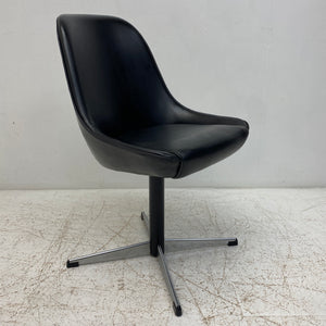 Swivel Black Vinyl Swivel Chairs