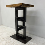 Load image into Gallery viewer, Chain Link Base Industrial Plant Stand Side Table 
