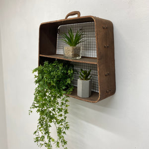 Side Of Rusty Style Shelves