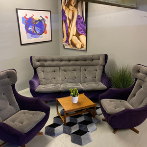 Parker Knoll Three Piece Suite 1960s