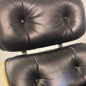 Black Leather Chair And Buttons
