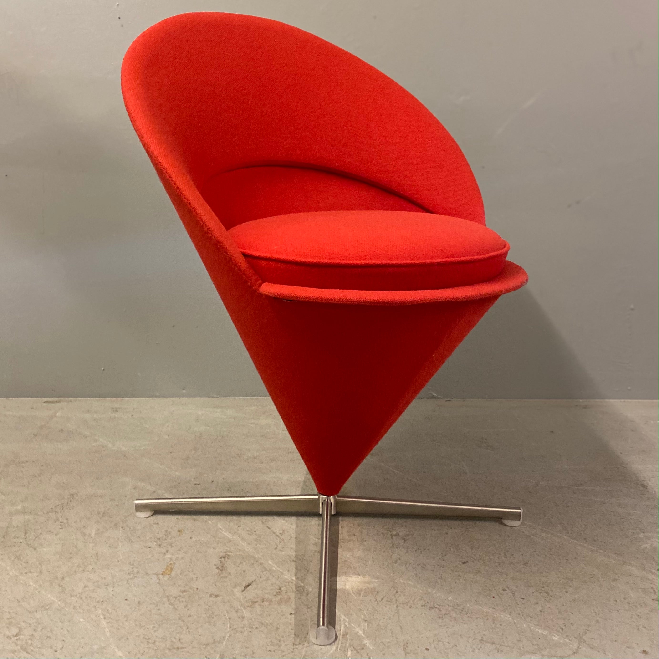Red Panton Swivel Chair