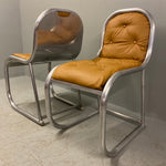 Load image into Gallery viewer, Tan Leather Chairs
