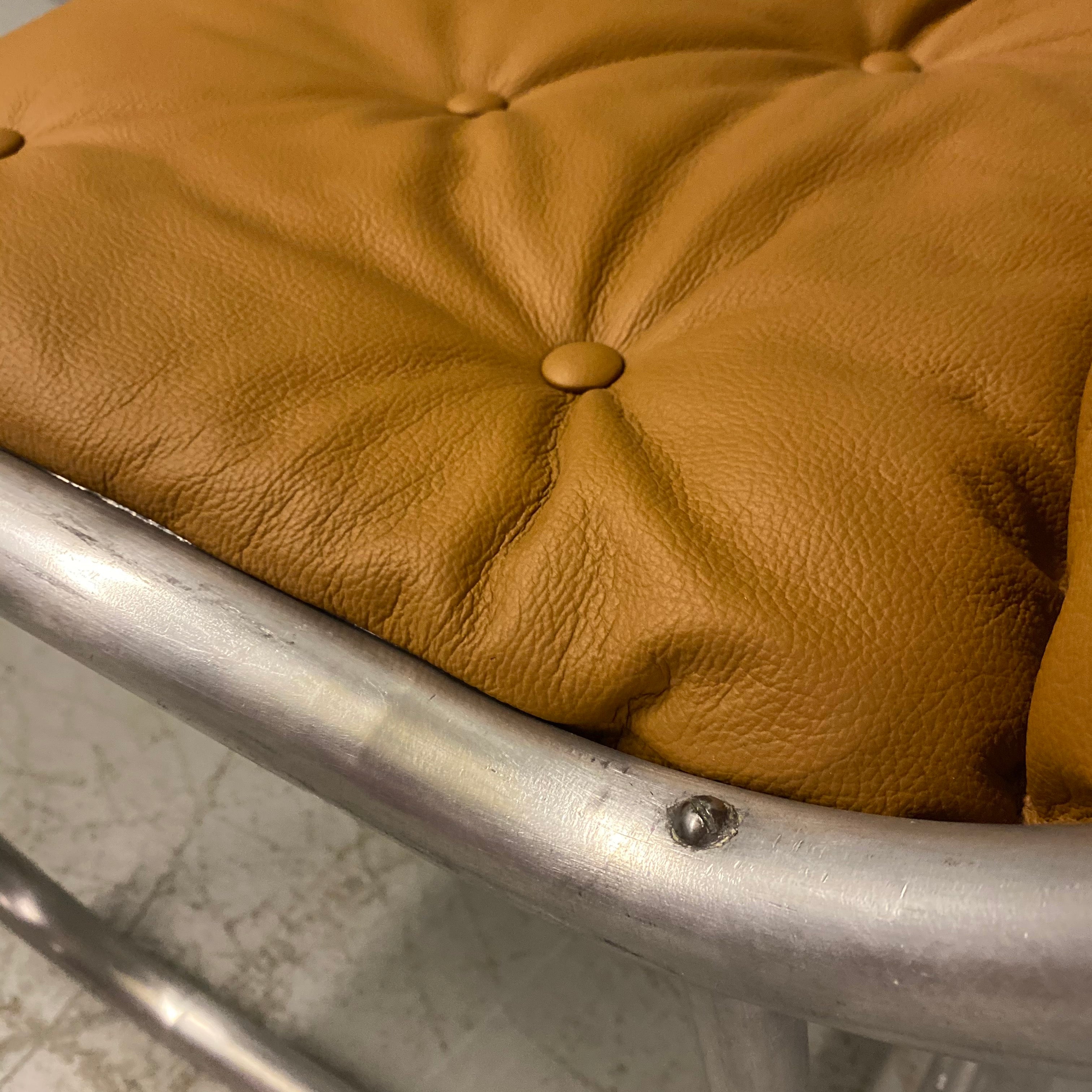 Tan Leather Bauhaus Chairs