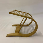 Load image into Gallery viewer, Bent Ash Ottoman Side On 
