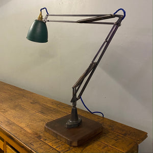 Anglepoise Lamp Green 1950s
