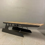Load image into Gallery viewer, Steel &amp; oak coffee Table
