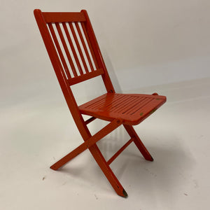 Vintage Red Chair Seat