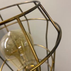 Steel Caged Lamp