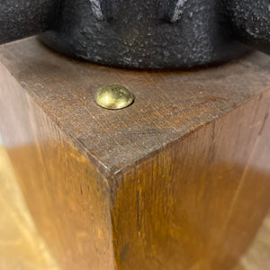 teak Lamp Base