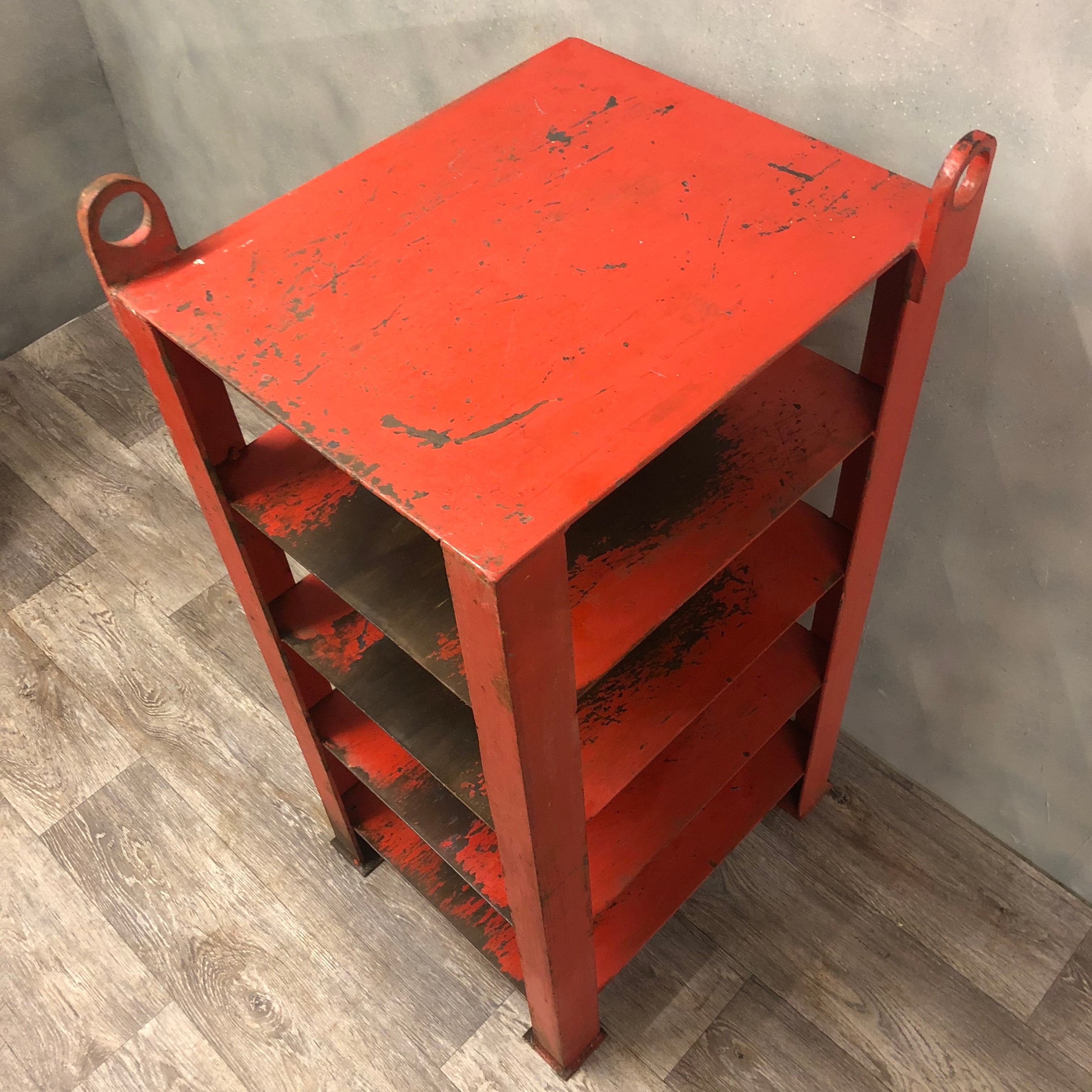 Red storage unit