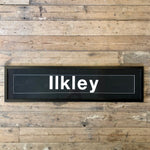 Load image into Gallery viewer, Vintage bus blind &#39;Ilkley&#39; Framed
